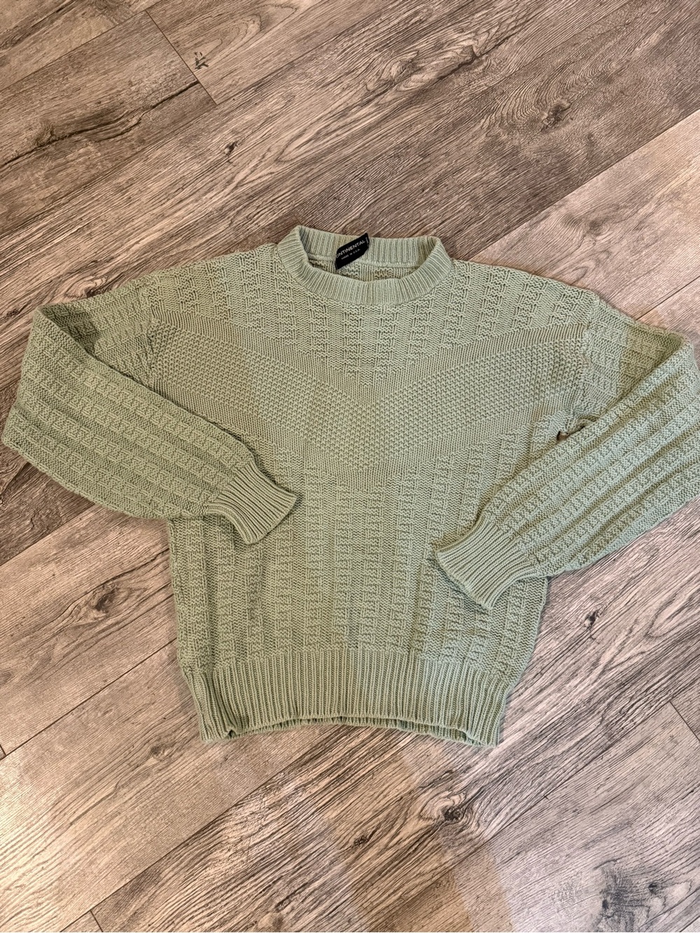 Vintage continental crewneck knit sweater
